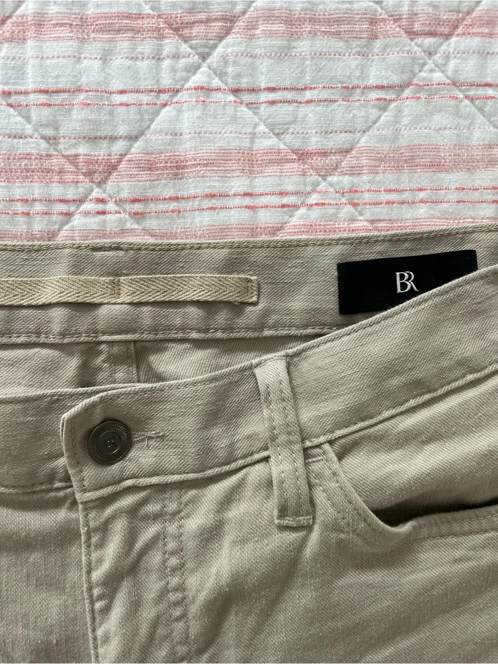 Banana Republic Linen-Cotton Blend Trousers